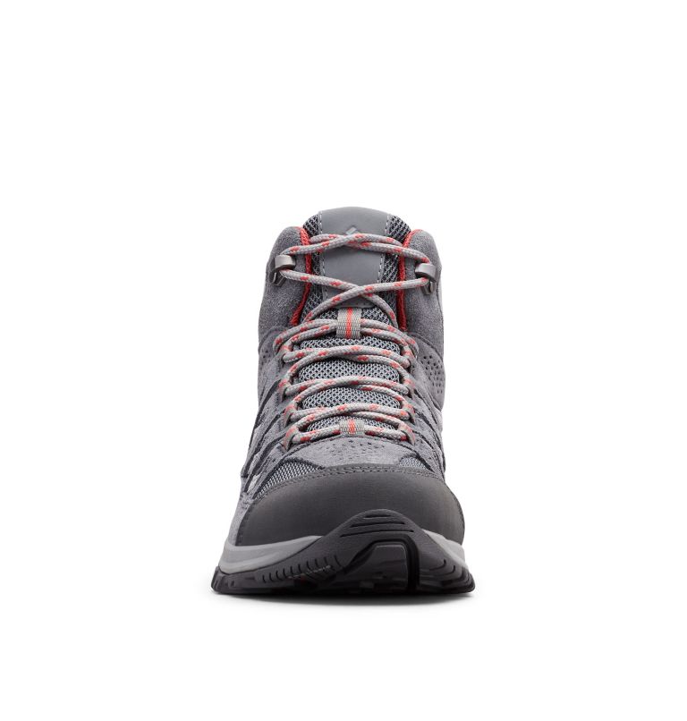Dámské Turistické Boty Columbia Crestwood™ Mid Nepromokavé Tmavě Šedé Červené | HKV3498FH