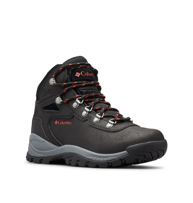 Dámské Turistické Boty Columbia Newton Ridge™ Plus Nepromokavé Černé Červené | XLD2032QN